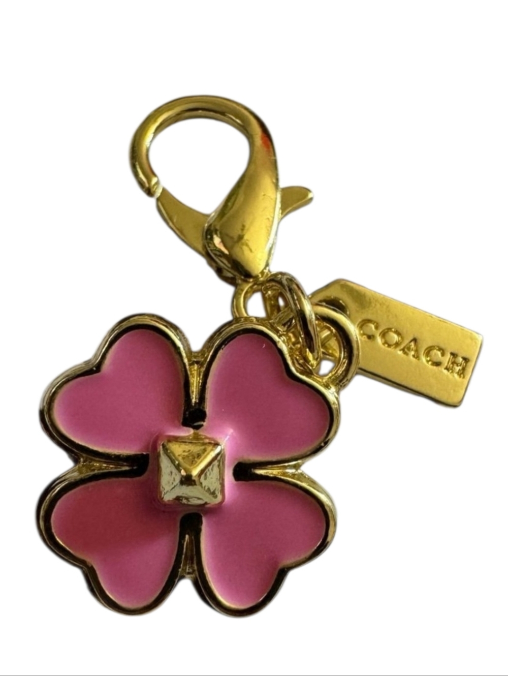 COACH Mini Flower Charm/Keychain